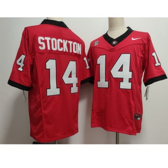✅Mens Kids Youths Gunner Stockton Stitched Red Jersey Vapor - Picture 2 of 2
